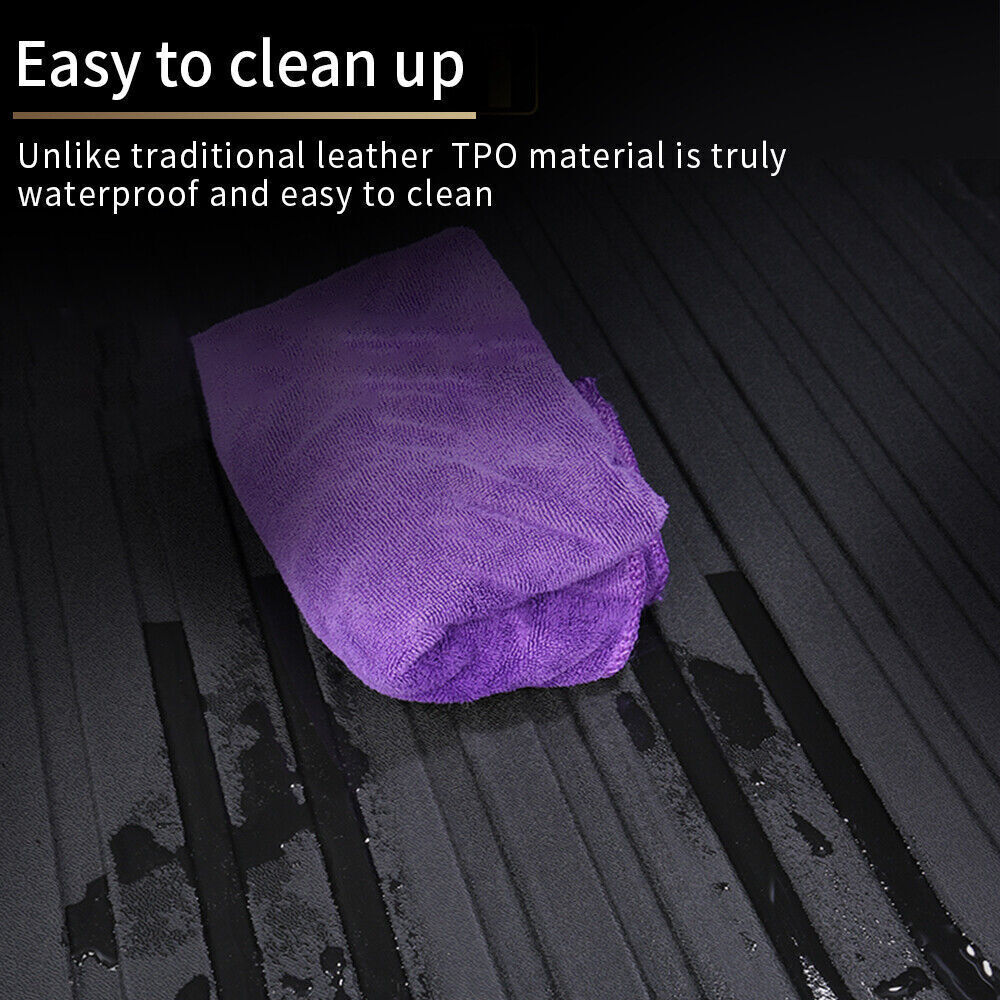 For Toyota Tacoma 2024 2025 Trunk Mat All Weather TPE 5 Ft Cargo Liner Carpet