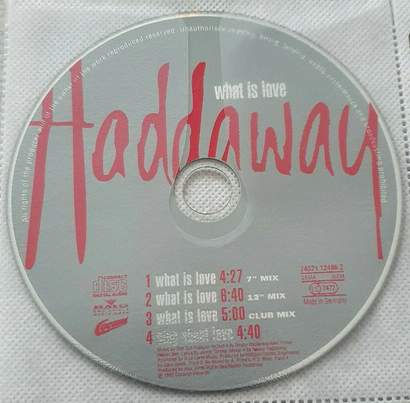 What is love (Haddaway) - Single-CD - Bild 2 von 3