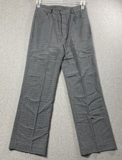 Women Dress Pants Gray Waist 30  Flat Front
