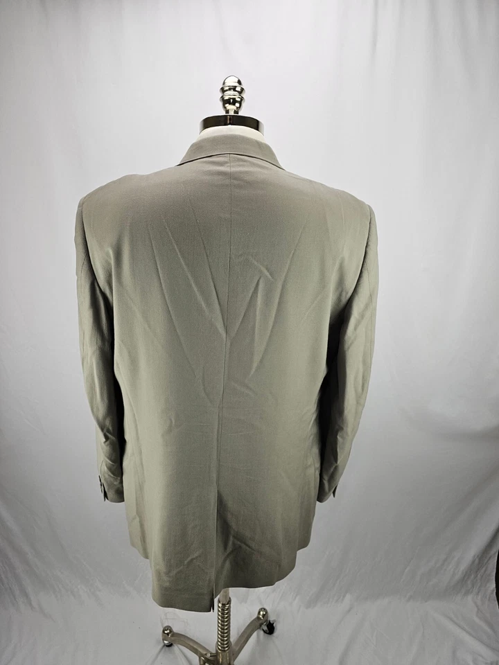 Kenneth Cole Reaction men's Beige Blazer Jacket 44L - Image 4 of 4