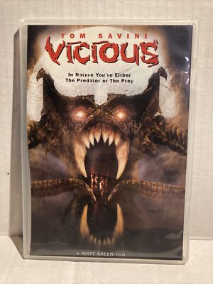 NEW Vicious (DVD, 2003) Matt Green, Tom Savini, Horror Sci fi RARE (MH138)