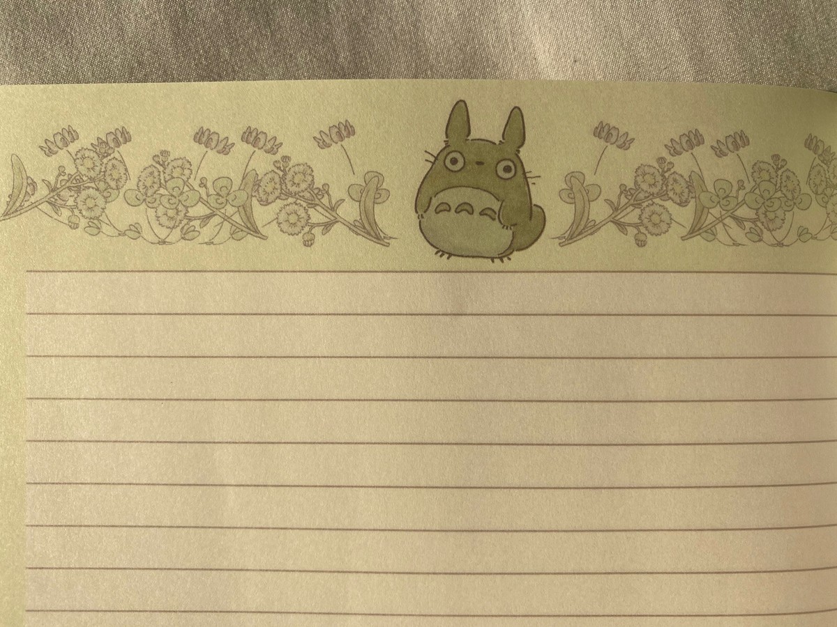 New VTG My Neighbor Totoro Nibariki Notebook Diary Rare New VTG My Neighbor Totoro Nibariki Notebook Diary Rare