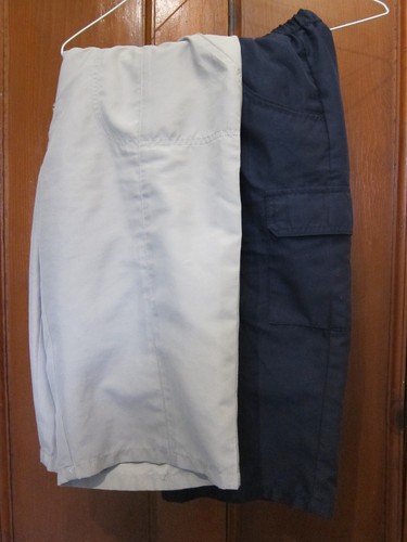 Cotton traders knee shorts; UK 10; 2 pairs: navy, neutral. Will combine p&p. - Picture 2 of 10