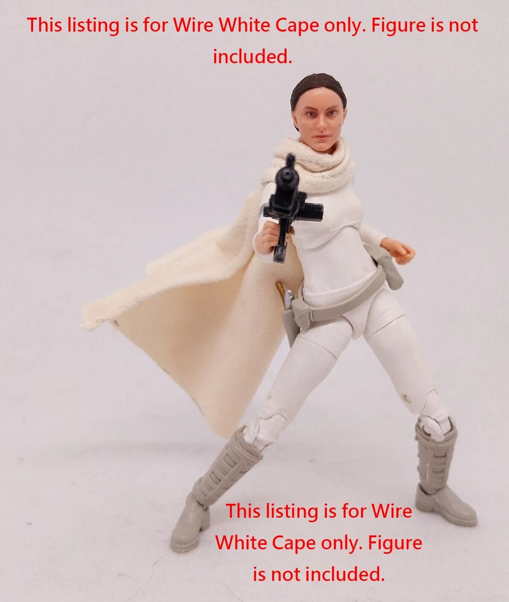 Star Wars Black Series Padme Dedicated Wire White Cape
