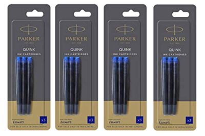 Parker Quink Catridge Blue (4 Pic)