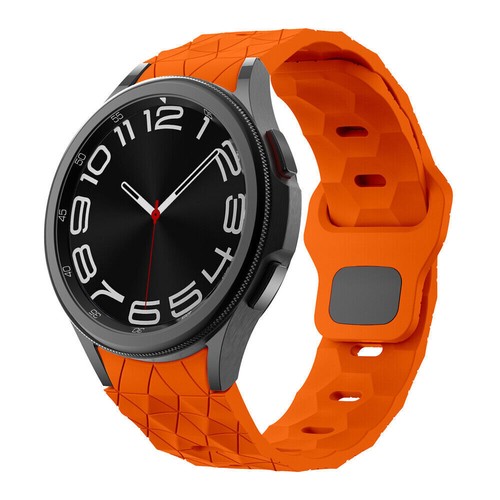 Silicone Football Pattern Strap Band for Samsung Watch 4 5 Pro 6 40/44/43/47mm - 第 16/54 張圖片