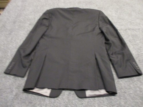 Calvin Klein Blazer Jacket Men's 40L Black Regular Wool Blend Striped - 第 12/15 張圖片