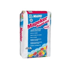 Rapid Setting Tile Adhesive Mapei Mapeker Flex 20kg Available in Grey and White
