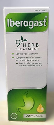 Iberogast 9 Herb Gut Health Treatment 100ml Expiry September 2026, Free Shipping