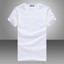 thumbnail 7 -  Men's V Neck Round Neck cotton T-shirt Slim Fit Short Sleeve Solid Color Casual