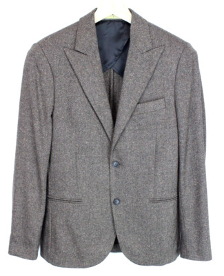 Whyred Rudy 2 Peek HB Blazer Mens (Eu) 46 Virgin Wool Blend Pattern