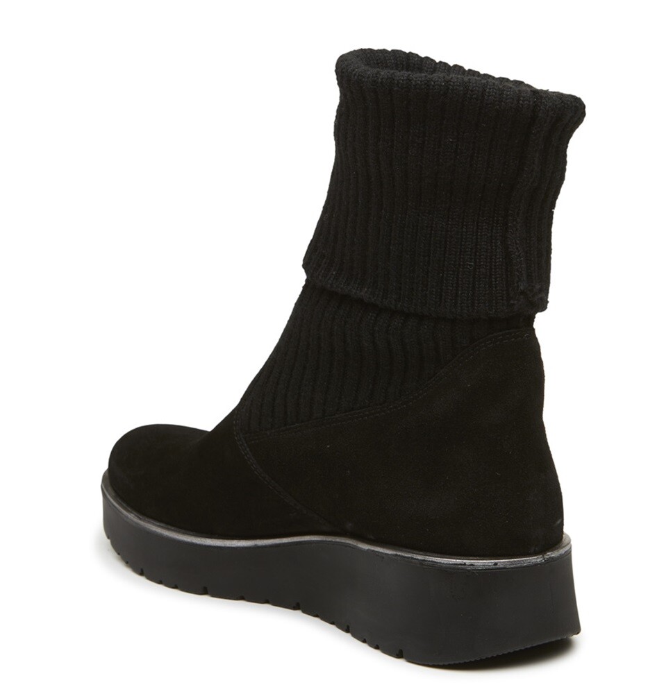 Stivaletto IGI&CO Donna Ally - Pelle Scamosciata, Zeppa, Altezza Polpaccio - Foto 4