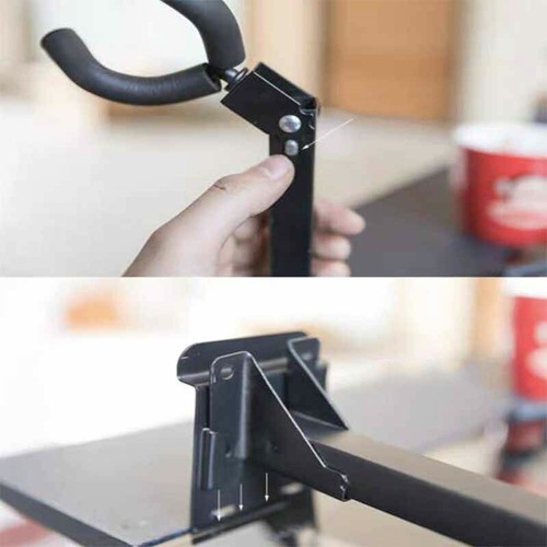 Soporte de soporte de soporte de pared móvil de listones con placa ranurada - Imagen 7 de 8