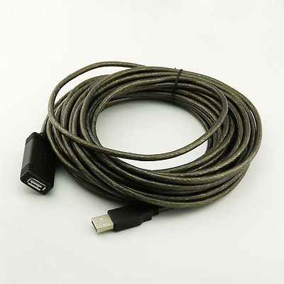10M USB 2.0 A Male to Female Active Extension Repeater Cable Kinect PS3 33ft New