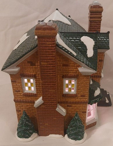 Dept 56-Snow Village Retired 2000 Holly Lane-House Building 54977 in Original Bx - Picture 3 of 10