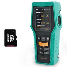 Smart Air Quality Monitor Indoor 12-In-1 CO2 Meter Dust PM1.0 PM2.5 PM10 Particl