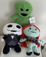 Disney Cuteeze Nightmare Before Christmas 12" Plush Set Jack/Sally/Oogie New
