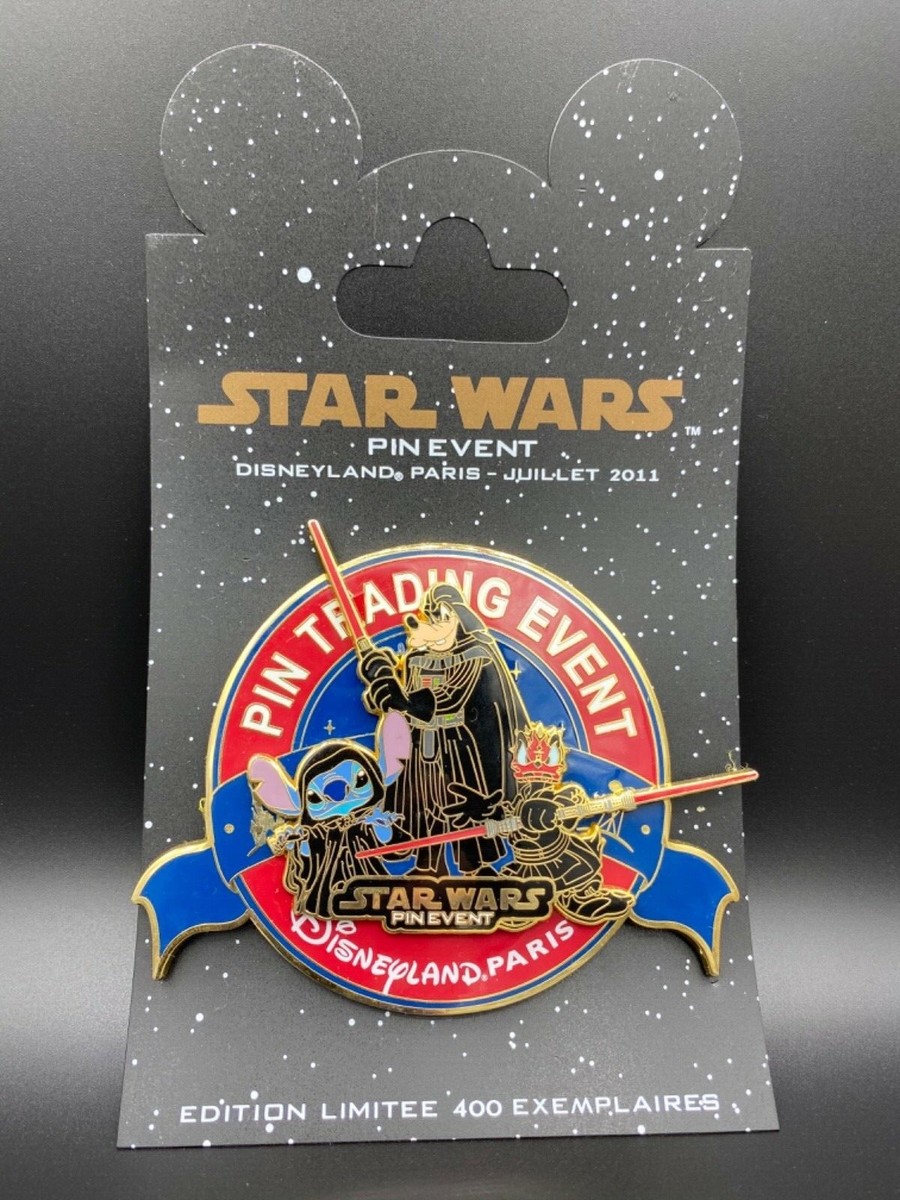 DLP Star Wars Pin Event Stitch Goofy Donald Jumbo LE 400 Disney