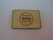 33035 alte Blechdose Zigaretten Deutsche Helden Zigarette La Ferme 50er tin