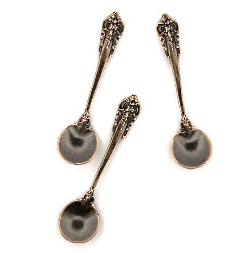 Small Spoon-Small spoon for baby/Sugar & Salt spoon-bronze salt Spoon-one spoon - Picture 3 of 3