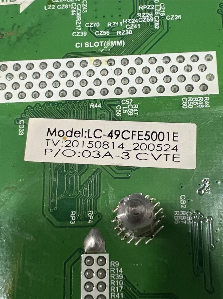 ✅ Carte Mère T.MS6308.702 Pour Tv SHARP 49" LC-49CFE5001K LED LC490DUY-SHA1 - Photo 2/4