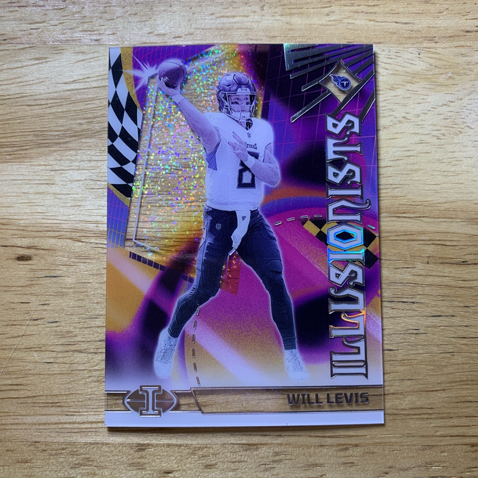 2023 Panini Illusions Will Levis Illusionists Stardust RC #18 Titans SP CASE HIT