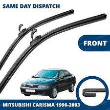 Front Windscreen 21" 20" Aero Wiper Blades Pair for Mitsubishi Carisma 96-03