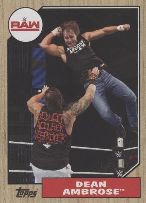 2017 Topps Heritage WWE - Dean Ambrose #47 - 1 of 1