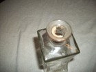 Vintage Clear Glass Liquor Decanter - Star Design on Each Side — photo 6