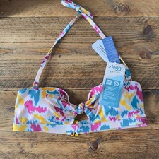 Sloggi Shore Women's Fancy Guppy Bandeau Bikini Top, Multi-Colour, M