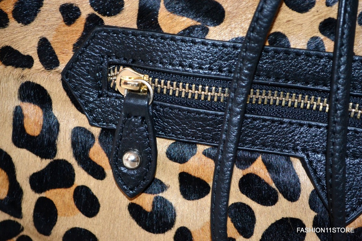 NWT Aqua Madonna Animal Print Backpack Purse Aqua Madonna Leopard Handbags | Mercari main image 3