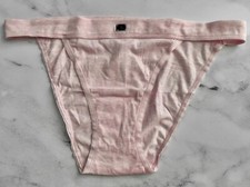 Victoria's Secret Panty Heather Pink Petal Hardware Patch Tanga S M L XL 2XL