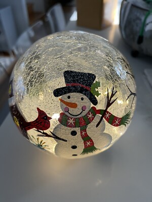 Starry Light Holiday Orb - Cozy Winter Scenes