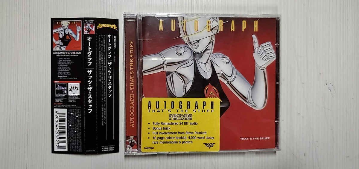AUTOGRAPH That's The Stuff JAPAN CD CANDY063OBI 2009 OBI s11134 | eBay