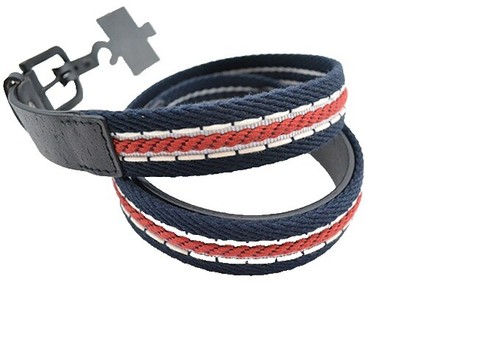 FENDI 8C0627 Belt Satin Canvas Women\'s Blue FENDI 8C0627 Belt Satin Canvas Women main image 3