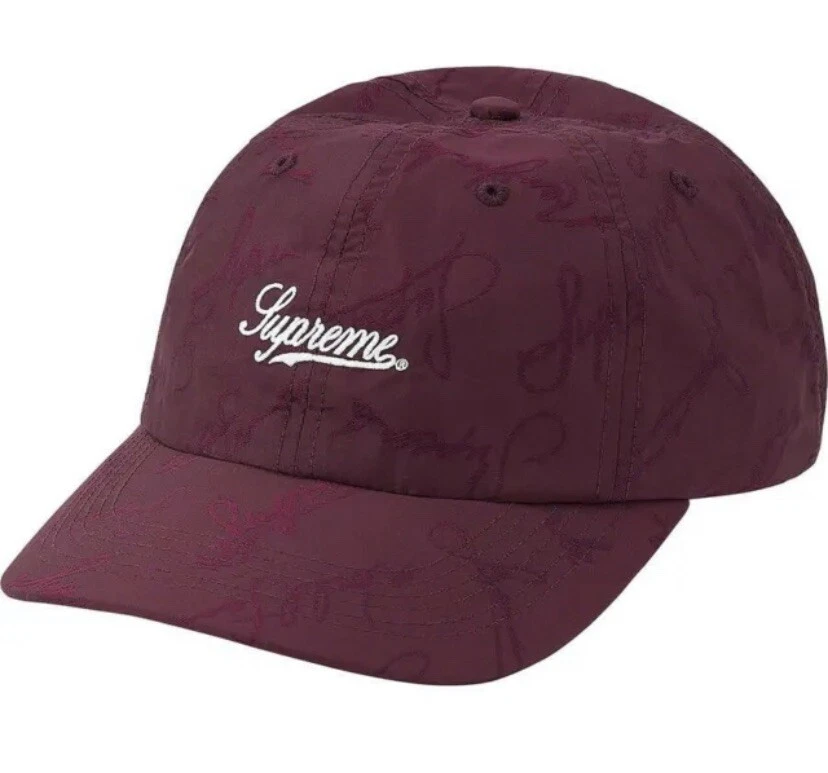 SUPREME SCRIPT LOGOS CHAPEAU 6 PANNEAUX VIOLET / FW20 SEMAINE 16