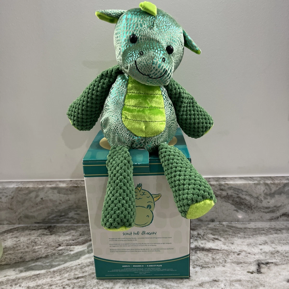 NEW Scentsy Buddy Scout The Dragon Retired 14" Lovey Plush No Scent Pak |  eBay