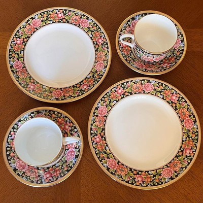 Wedgwood Clio Full Rim Border Cup Saucer Plate Trio Pair Set | eBay