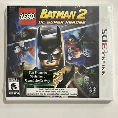 NEW Nintendo 3DS games Batman 2 DC super heroes (french audio only - français)