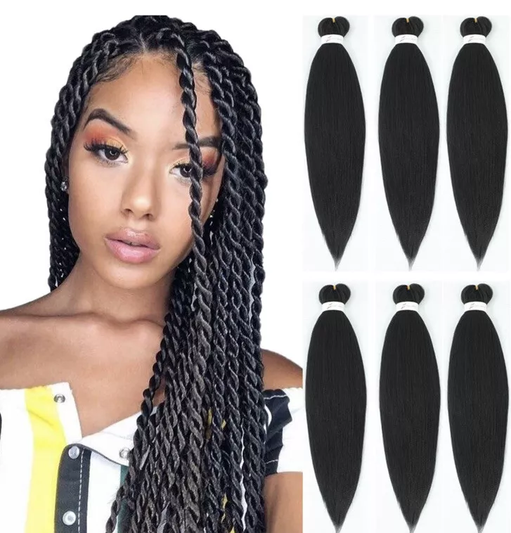 Hair Bulks Braiding Hair Pre Stretched 148 Bulk Synthet Hair For