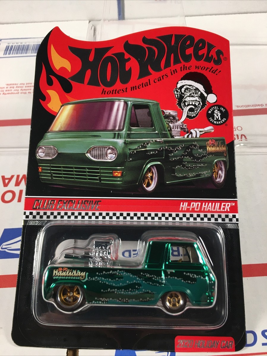 ミニカー Hot Wheels Red Line Club HI-PO HAULER Hot Wheels Red Line Club Exclusive Holiday Hi-Po Hauler MOC W/Kar