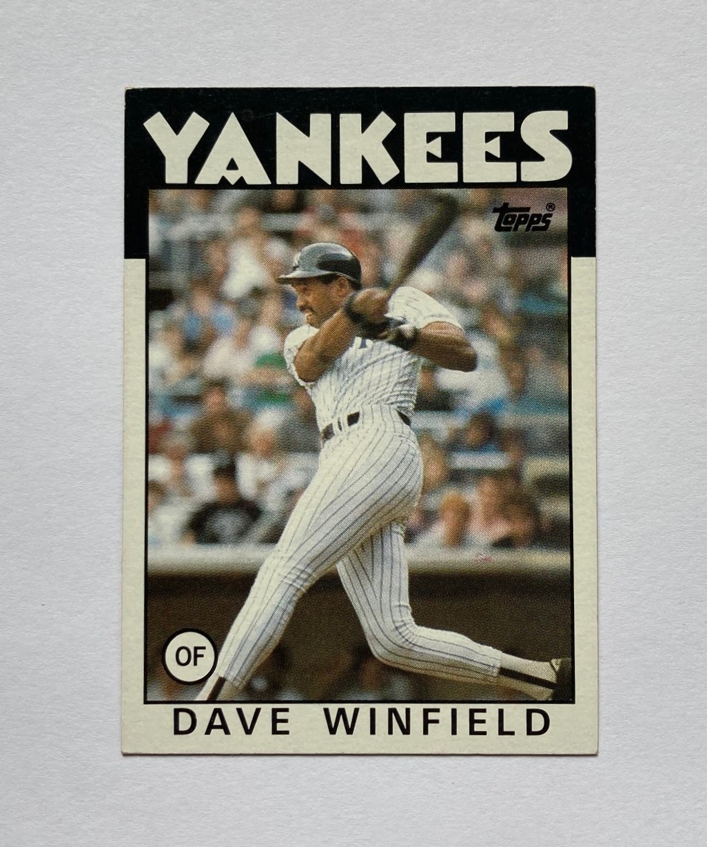 1986 Topps #70 Dave Winfield HOF YANKEES