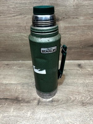 Vintage Aladdin Stanley Thermoskanne A-944DH Vakuumflasche Chrom Grün - (1 Quart)