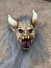 Latex Krampus Halloween mask from Party City,...