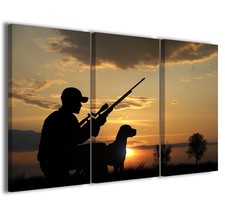 STAMPE SU TELA HUNTING VIII CACCIA 2024 QUADRO MODERNO SCENE DI CACCIA STAMPA