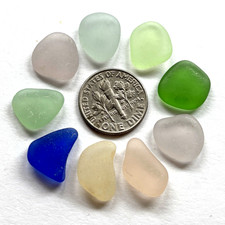 Surf Tumbled Sea Glass   Jewelry Quality   9 Unique Colors Naturally Recycled
