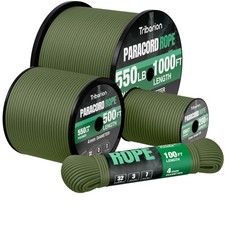 Paracord Rope 550 lb - 200ft 5/32" Parachute Cord 4MM 7-Strand para Cord - He...