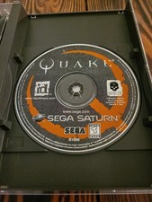 Quake (Sega Saturn, 1997) CIB Complete w Manual & Registration MINT DISC