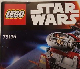 LEGO Star Wars 75135 Obi-Wan&rsquo;s Jedi Interceptor Instruction Manual ONLY! Retired