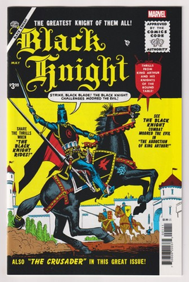 #ad Black Knight #1 Facsimile Edition Marvel 2021 VF NM $7.99
